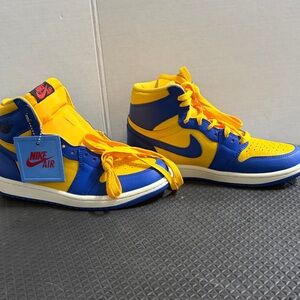 NIKE AIR JORDAN 1 RETRO HIGH OG GAME ROYAL & VARSITY MAIZE